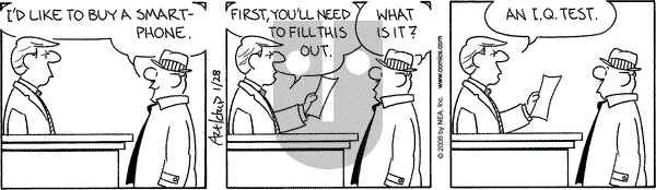 The Born Loser on Monday January 28, 2008 Comic Strip