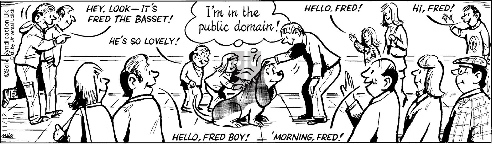 Fred Basset on Wednesday November 12, 2014 Comic Strip