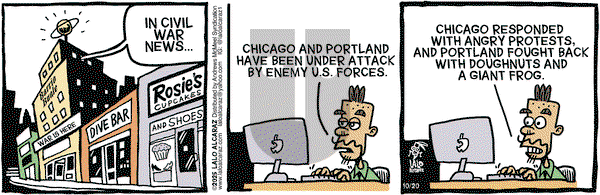 La Cucaracha on Monday October 20, 2025 Comic Strip