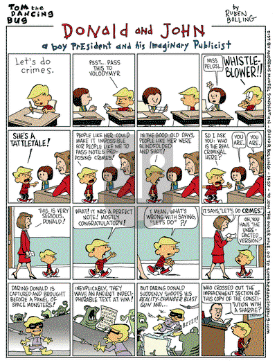 Tom the Dancing Bug on Monday September 30, 2019 Comic Strip