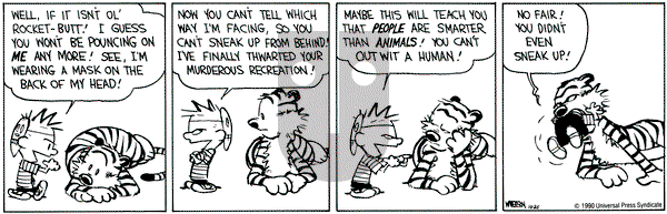Calvin and Hobbes on Thursday October 25, 1990 Comic Strip
