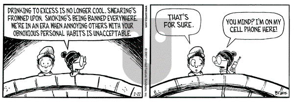 Grand Avenue on Thursday February 22, 2007 Comic Strip