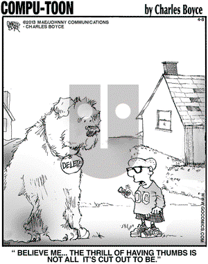 Compu-toon on Monday April 8, 2013 Comic Strip