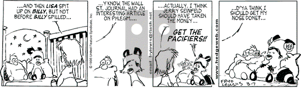 Over the Hedge on Saturday March 7, 1998 Comic Strip