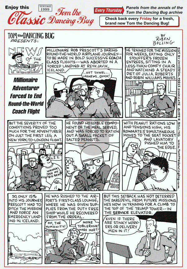 Tom the Dancing Bug on Thursday November 20, 2014 Comic Strip