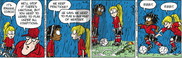 Cleats on Monday April 19, 2004 Comic Strip