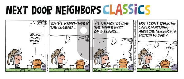 Next Door Neighbors on Sunday March 16, 2025 Comic Strip