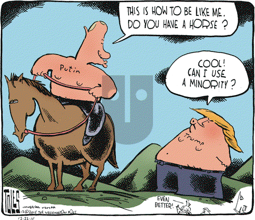 Tom Toles on Tuesday December 22, 2015 Comic Strip