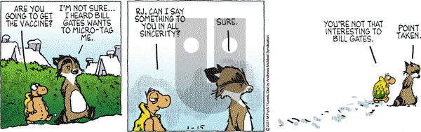 Over the Hedge on Friday January 15, 2021 Comic Strip