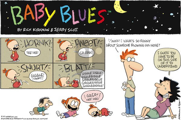 Baby Blues on Sunday September 14, 2014 Comic Strip