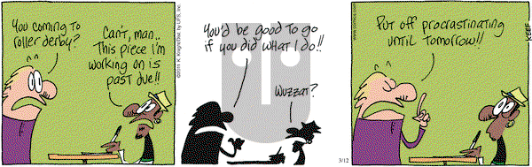 The Knight Life on Saturday March 12, 2011 Comic Strip