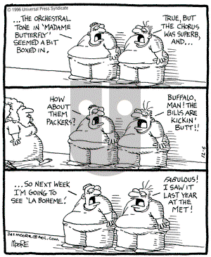 In the Bleachers on Friday December 6, 1996 Comic Strip