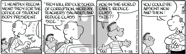 Drabble on Thursday March 28, 2002 Comic Strip