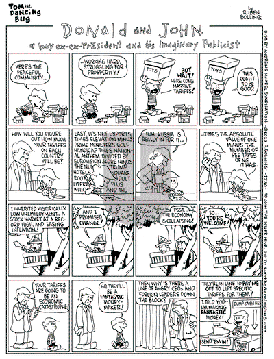 Tom the Dancing Bug on Monday April 7, 2025 Comic Strip