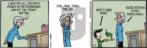 Grand Avenue on Thursday March 31, 2016 Comic Strip