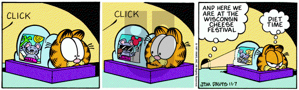 Garfield on Friday November 7, 1997 Comic Strip