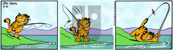 Garfield on Monday May 31, 1982 Comic Strip