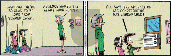 Grand Avenue on Saturday July 28, 2018 Comic Strip