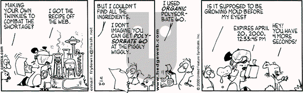 Over the Hedge on Thursday April 20, 2000 Comic Strip