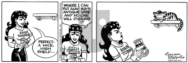 Nancy - Friday February 20, 2004 Comic Strip