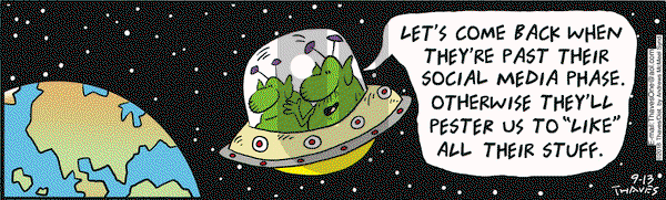 Frank and Ernest on Thursday September 13, 2018 Comic Strip