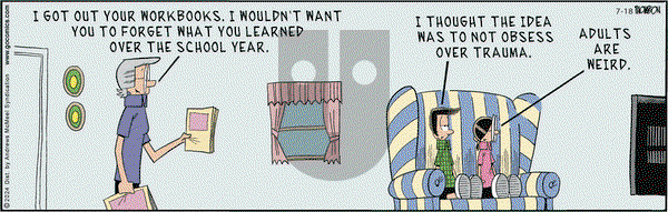 Grand Avenue on Thursday July 18, 2024 Comic Strip