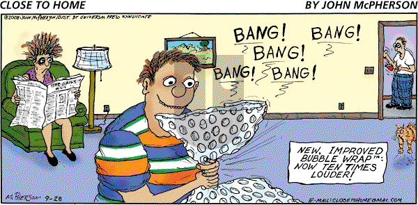 Close to Home - Sunday September 28, 2008 Comic Strip