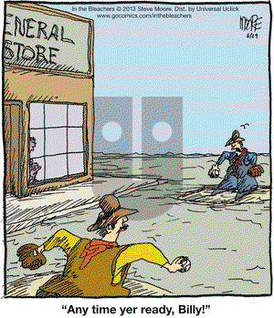 In the Bleachers on Saturday June 29, 2013 Comic Strip