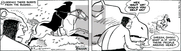 Alley Oop on Wednesday August 7, 2002 Comic Strip