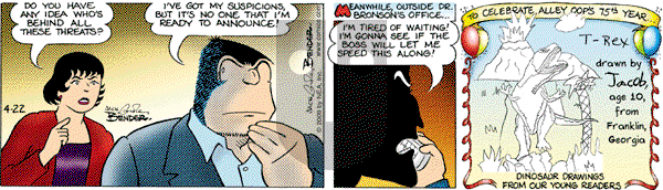 Alley Oop on Wednesday April 22, 2009 Comic Strip