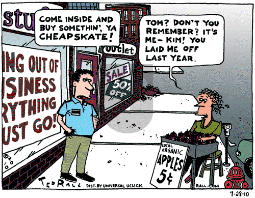 Ted Rall on Wednesday July 28, 2010 Comic Strip