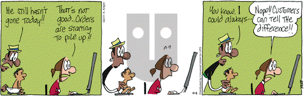 The Knight Life on Thursday December 8, 2011 Comic Strip