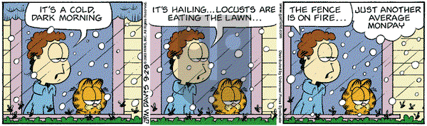 Garfield on Monday September 29, 2003 Comic Strip