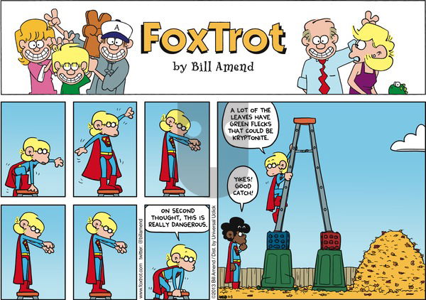 FoxTrot on Sunday November 3, 2013 Comic Strip