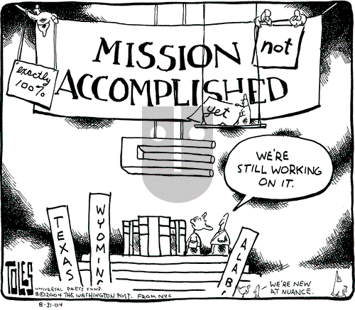 Tom Toles on Tuesday August 31, 2004 Comic Strip