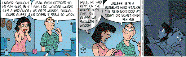 Luann on Monday July 7, 2008 Comic Strip