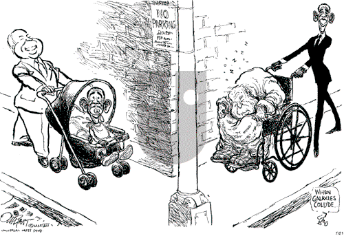 Pat Oliphant on Monday July 21, 2008 Comic Strip