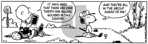 Peanuts on Saturday September 3, 1988 Comic Strip