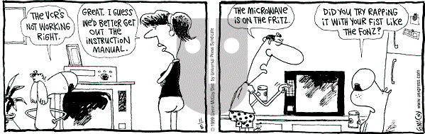 The Duplex on Monday November 8, 1999 Comic Strip