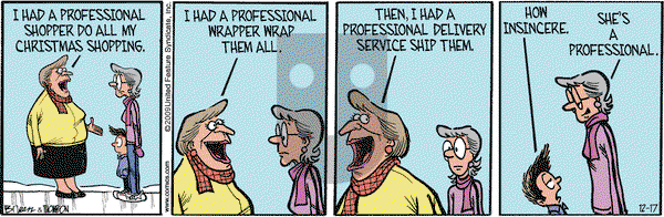 Grand Avenue on Thursday December 17, 2009 Comic Strip