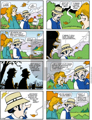 Doonesbury - Sunday November 25, 2001 Comic Strip