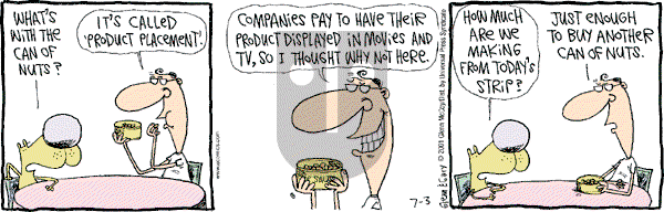 The Duplex on Tuesday July 3, 2001 Comic Strip