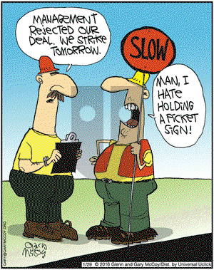The Flying McCoys on Friday January 29, 2016 Comic Strip