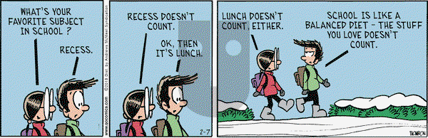 Grand Avenue on Wednesday February 7, 2018 Comic Strip