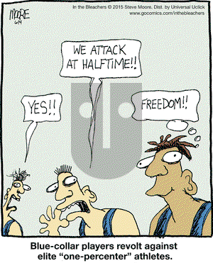 In the Bleachers on Thursday June 4, 2015 Comic Strip