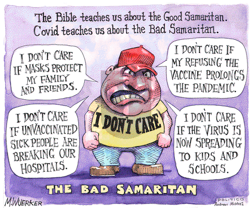 Matt Wuerker - Friday August 6, 2021 Comic Strip