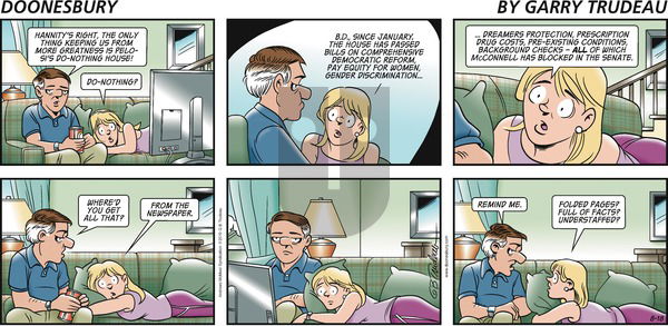 Doonesbury on Sunday August 18, 2019 Comic Strip