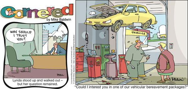 Cornered on Sunday March 11, 2018 Comic Strip