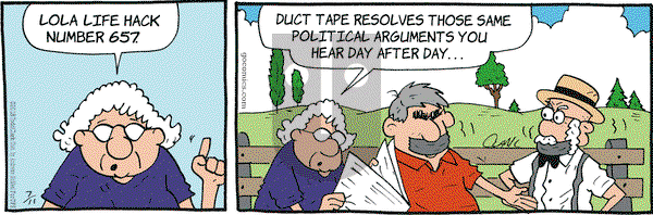 Lola on Wednesday July 11, 2018 Comic Strip