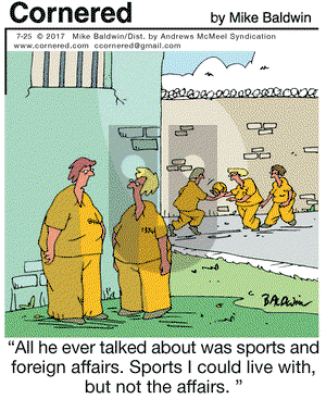 Cornered on Tuesday July 25, 2017 Comic Strip